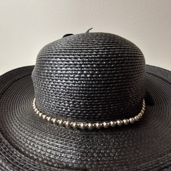 Amalgamated textile clothing union. Made in the USA Vintage feathered black hat - Picture 9 of 15